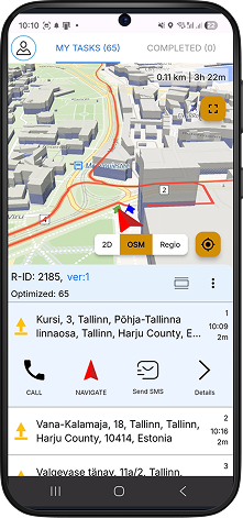 Home 1 Citycarrier Courier mobile app main view-2
